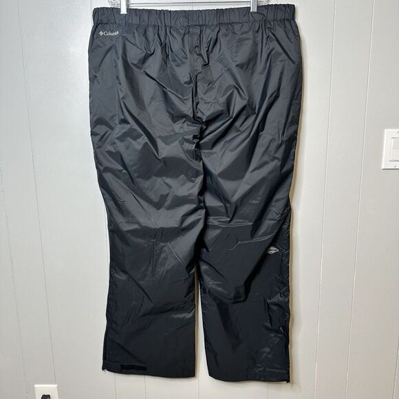 Columbia Pants Adult 2X Black Rebel Roamer Omni Tech Waterproof Breathable NWOT - Picture 1 of 2